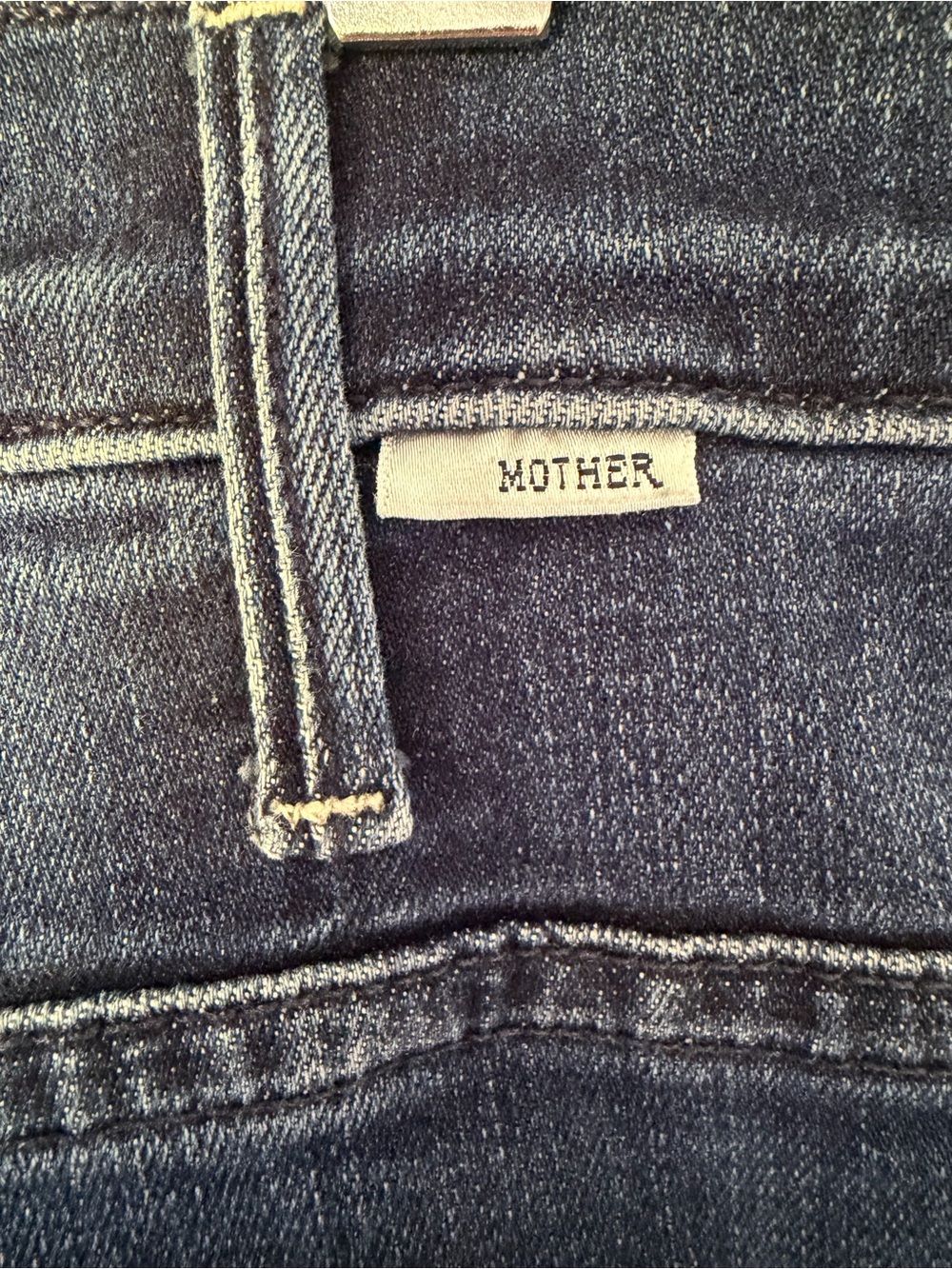 MOTHER Indigo High-Rise Wide Leg Jeans - Picture 12 of 13